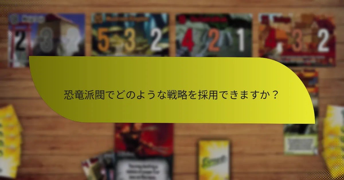 恐竜派閥の弱みは何ですか？