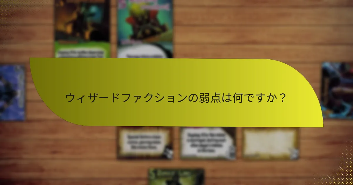 ウィザードファクションは他のファクションとどのように比較されますか？